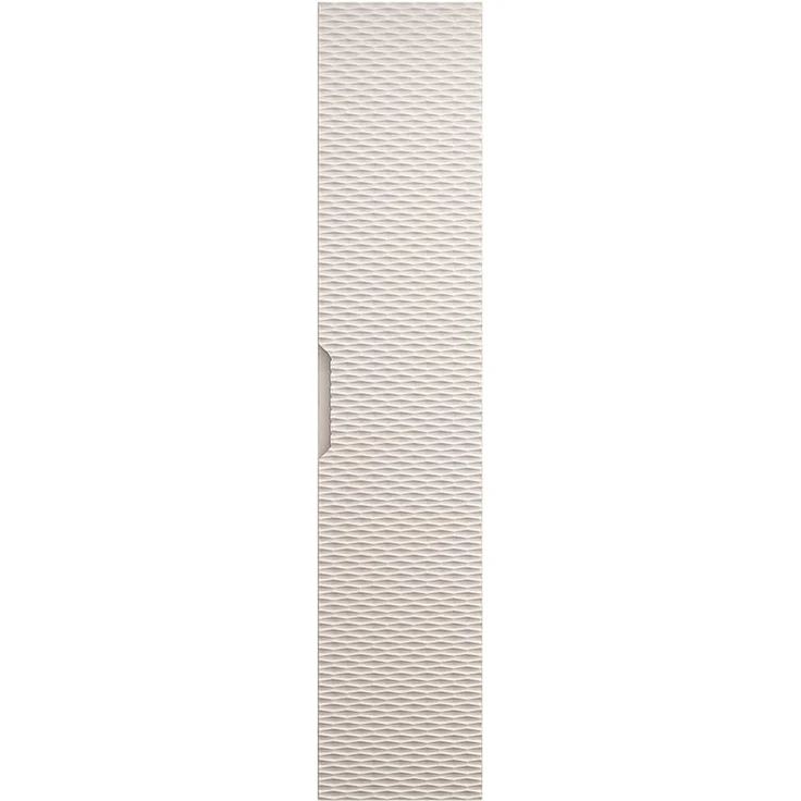 Lomadox Hochschrank OLUO-56-BEIGE Badschrank, 1-türig, Eiche mit beige, 3D-Struktur – Bild 4