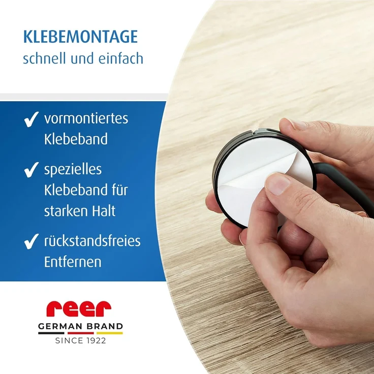 reer Multi-Sicherung 1 Stück, Kindersicherung für Schrank, Schublade und mehr, vom Schwäbischen Kindersicherheitsexperten, Schwarz – Bild 5
