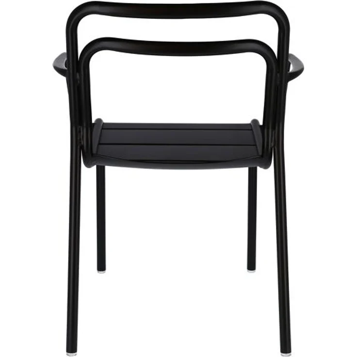 Stapelsessel Live aus Aluminium, Schwarz – Bild 4
