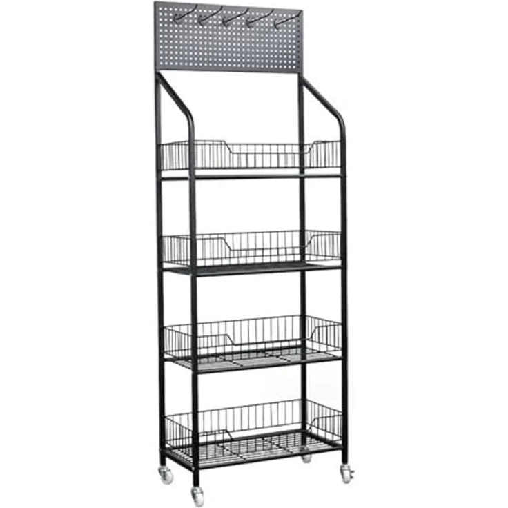 BAYLI Mehrzweckregal Ladenregale Einzelhandel - 140x50x27 cm Supermarktregale - Verkaufsreg – Bild 1