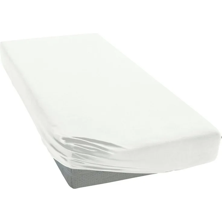 Janine Design Jersey Elastic Spannbetttuch Ecru, 180x200 cm - 200x220 cm