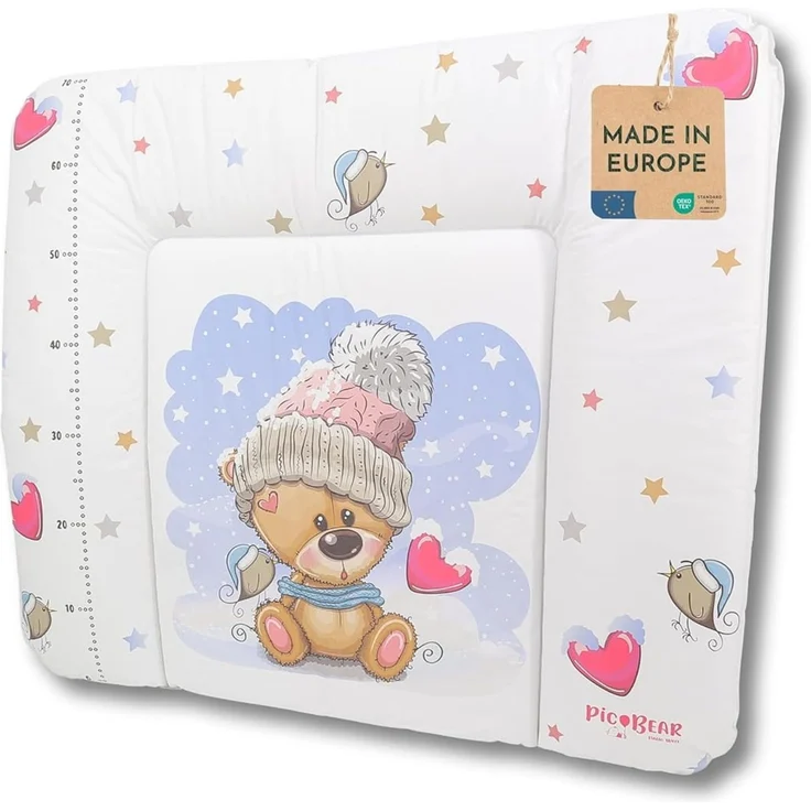 pic Bear weiche Wickelauflage HONEY 85 x 72 cm, Heart : Heart – Bild 1