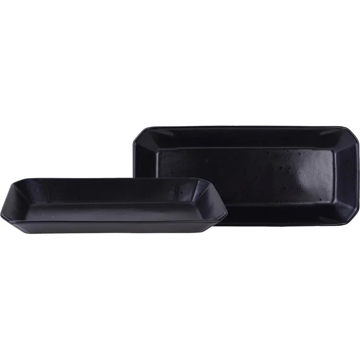 Streat Food Schwarz, Tray Kebab 2-tlg 30,6 cm (mo)