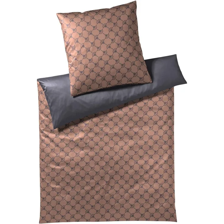 JOOP Bettwäsche Cornflower Double festive copper|200x200 cm + 2x 80x80 cm