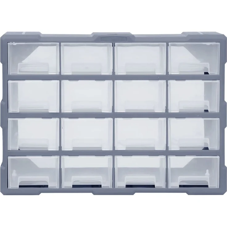 vidaXL Multi-Schubladen-Organizer 16 Schubladen 52x16x37 cm 149602 – Bild 5