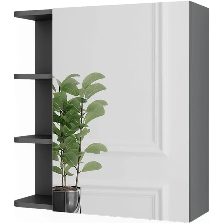 Spiegelschrank Fynn Anthrazit 62 x 64 cm Vicco
