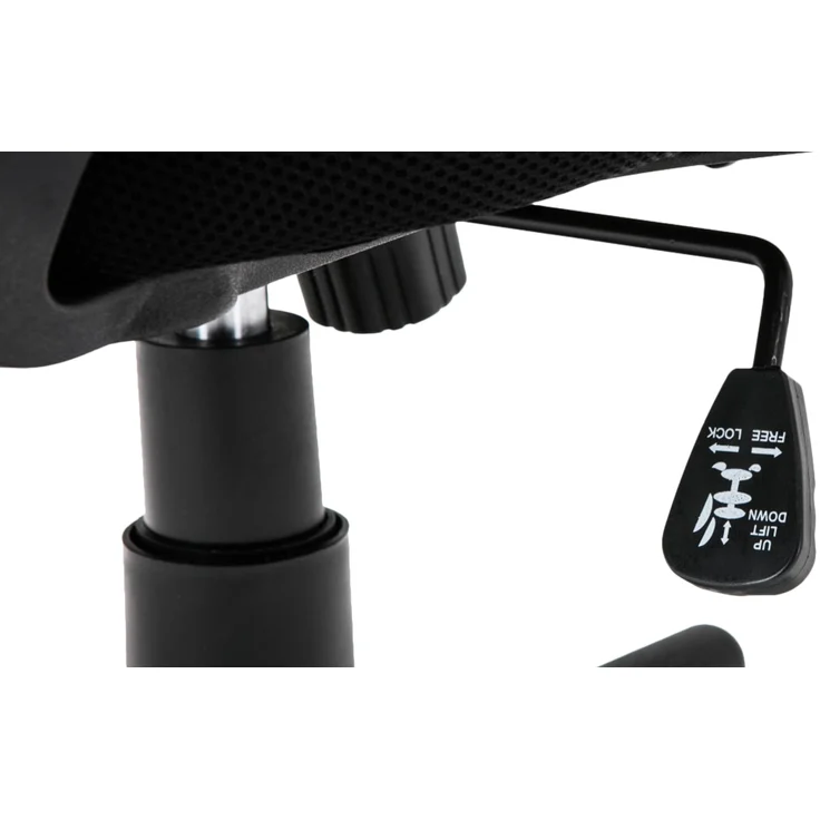 DELUKE® Bürostuhl PARIS - 88x56x54, Schwarz Kunstleder Kunststoff Gestell ergonomische Bürostühle Homeoffice Stuhl mit Rollen – Bild 7
