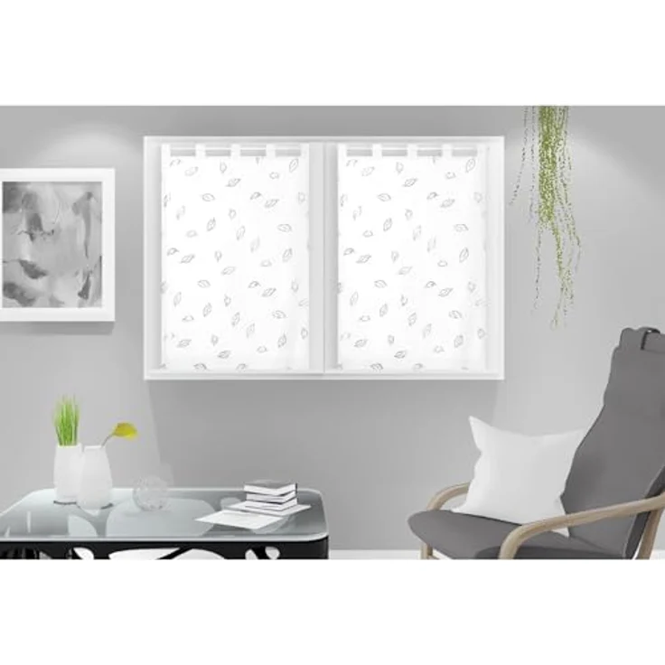 Soleil d'ocre Laurene Bise-Bise, Polyester, Weiß, 60x90 cm – Bild 2
