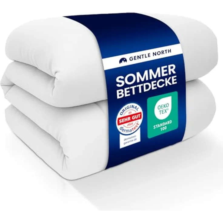 Gentle North Microfaserbettdecke Schlafdecke - Ganzjahresdecke o. Sommerdecke für Allergiker geeignet, Füllung: Kunstfasern, für Allergiker geeignet - Besonders Flauschig & waschbar bei 95°