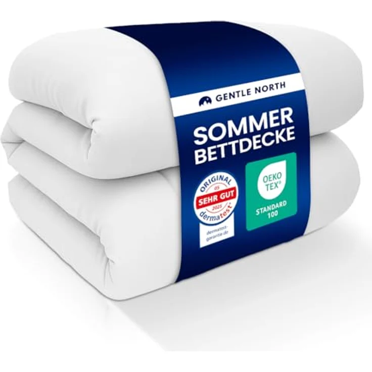 Gentle North Microfaserbettdecke Schlafdecke - Ganzjahresdecke o. Sommerdecke für Allergiker geeignet, Füllung: Kunstfasern, für Allergiker geeignet - Besonders Flauschig & waschbar bei 95° – Bild 1