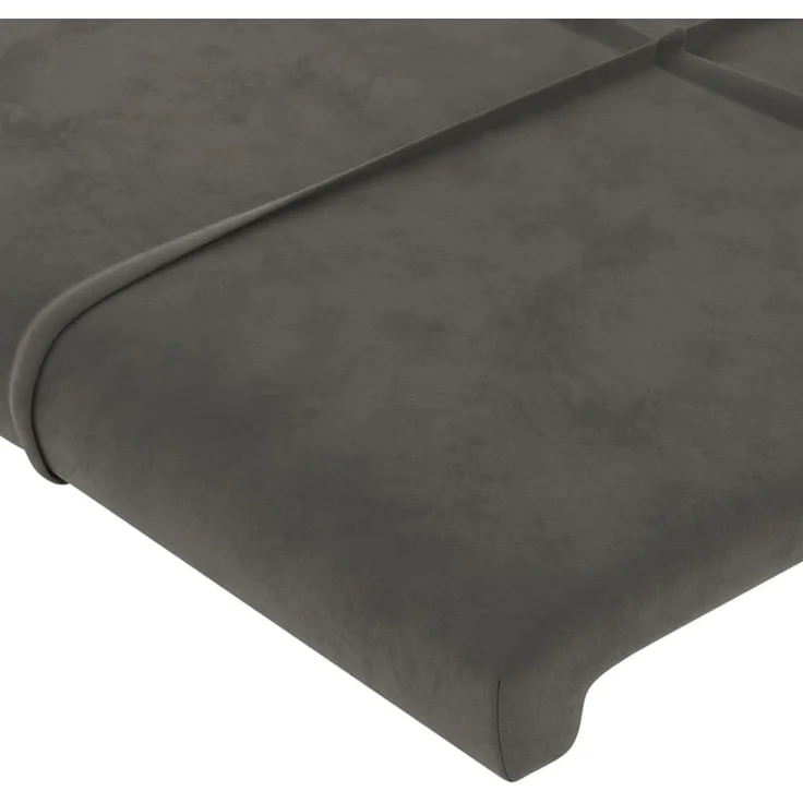 vidaXL Kopfteile 4 Stk. Dunkelgrau 72 x 5 x 78/88 cm Samt 3116381 – Bild 4