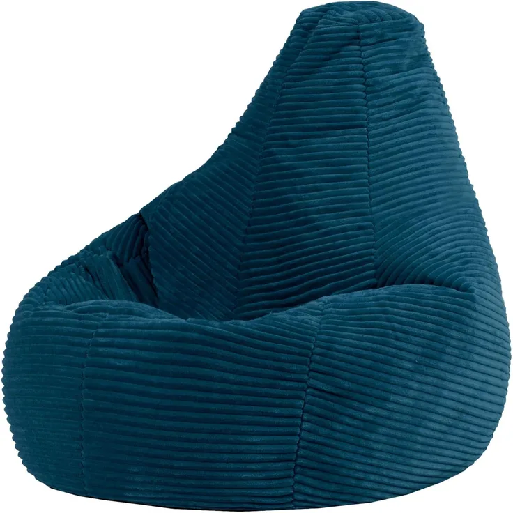 icon Sitzsack Sitzsack Sessel aus Cord Flauschig für Kinder „Dalton", 69x59x65cm, Made in Germany, für Kinderzimmer