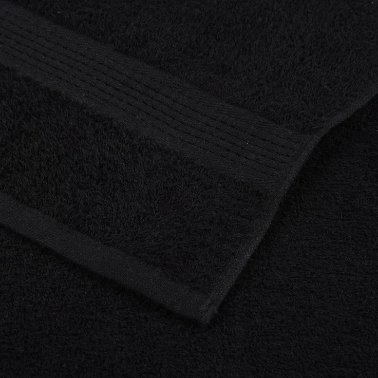 vidaXL Gästetücher FROGN 10 Stk. Schwarz 30x50 cm 360 g/m² 136949 – Bild 6