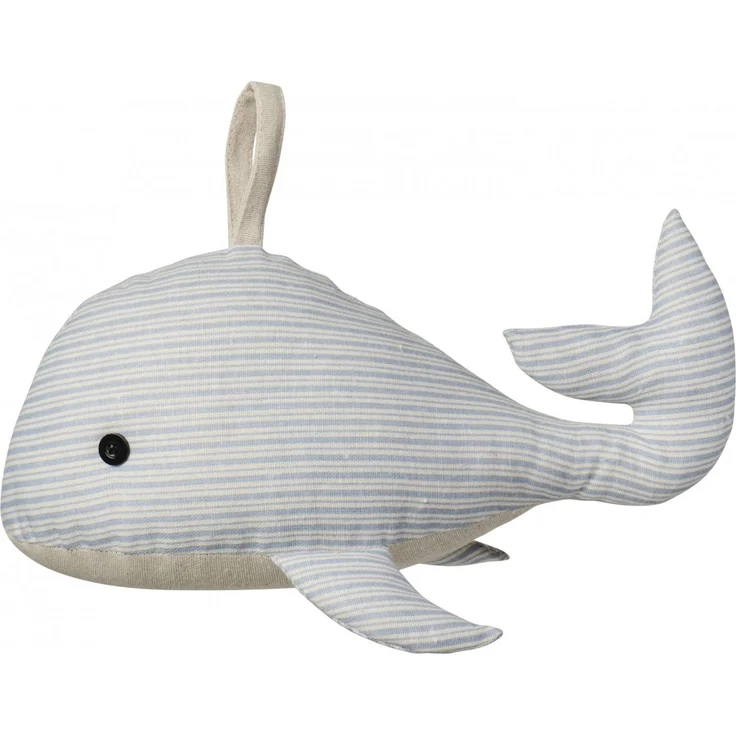 Ib Laursen - Türstopper Türbremse Türhalter Wal Fisch Blau Gestreift 26925-00