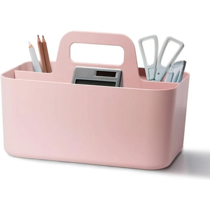 Zedelmaier Aufbewahrungskorb Korb Organizer mit Griff, Kunststoffkorb, Bastelkorb, Schreibtischkorb – Bild 4