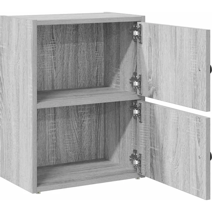 vidaXL Bücherregal Grau Sonoma 40x24x52 cm Holzwerkstoff 860360 – Bild 5