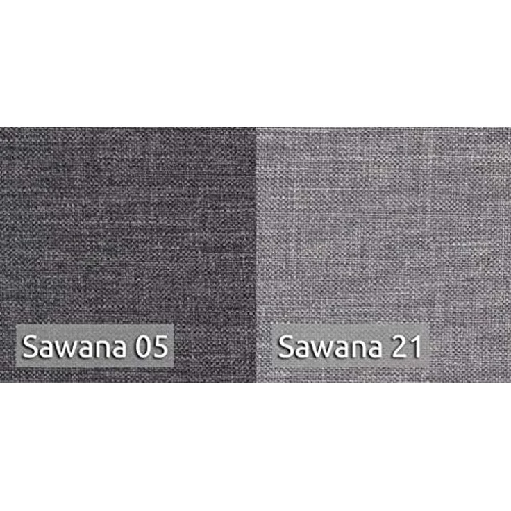 Ecksofa Divo mit Schlaffunktion, Bettkasten und einstellbare Kopfstützen (Dunkelgrau + Grau (Sawana 05 + Sawana 21), Ecksofa Rechts) – Bild 6