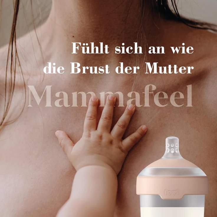 Difrax Mammafeel Flasche - 250 ml Rosa – Bild 2