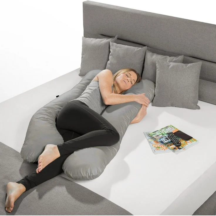 sleepling Stillkissenbezug Bodypillow - Bezug, waschbar bei 60°C, Ersatzbezug ohne Füllung – Bild 3