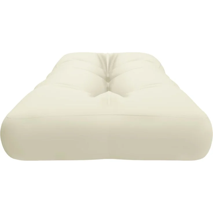 vidaXL Palettenkissen Creme 120x40x12 cm Stoff 360625 – Bild 5