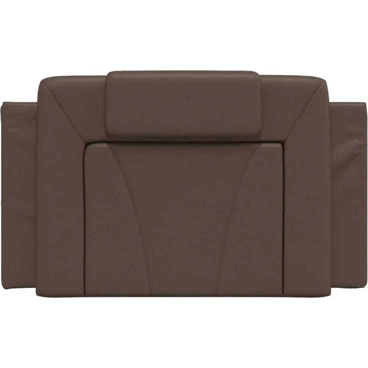vidaXL Kopfteil-Kissen Braun 80 cm Kunstleder 374762 – Bild 5