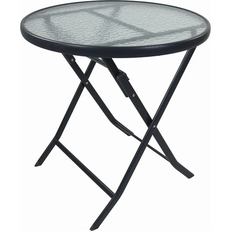 VCM Gartentisch Sonlas 920589 Anthrazit H. 70 x B. 70 x T. 70 cm – Bild 5