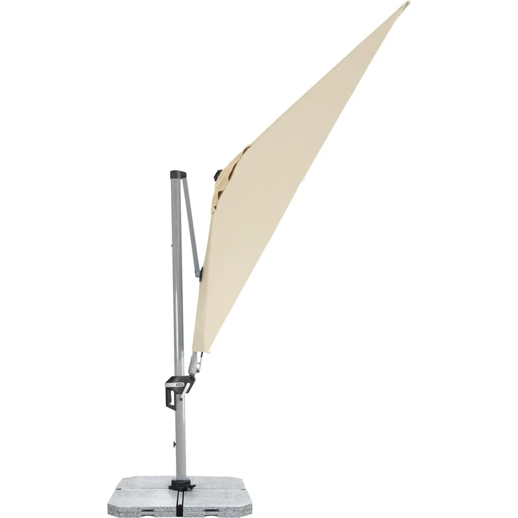 Doppler Sonnenschirm / Ampelschirm "Active II Pendelschirm 350 x 260", natur, 350 x 260 cm – Bild 2
