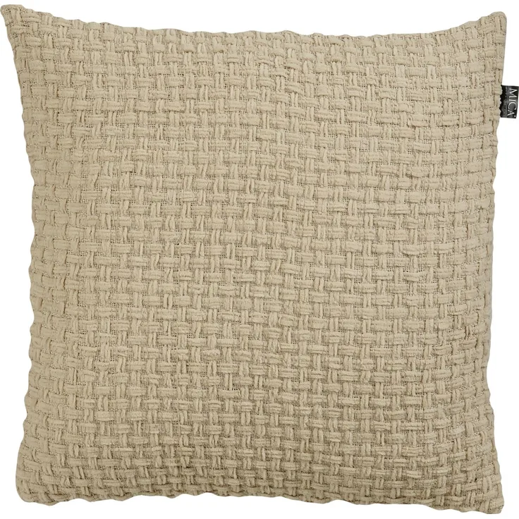 Mica Decorations Kissen Cosenza 45 x 45 cm beige