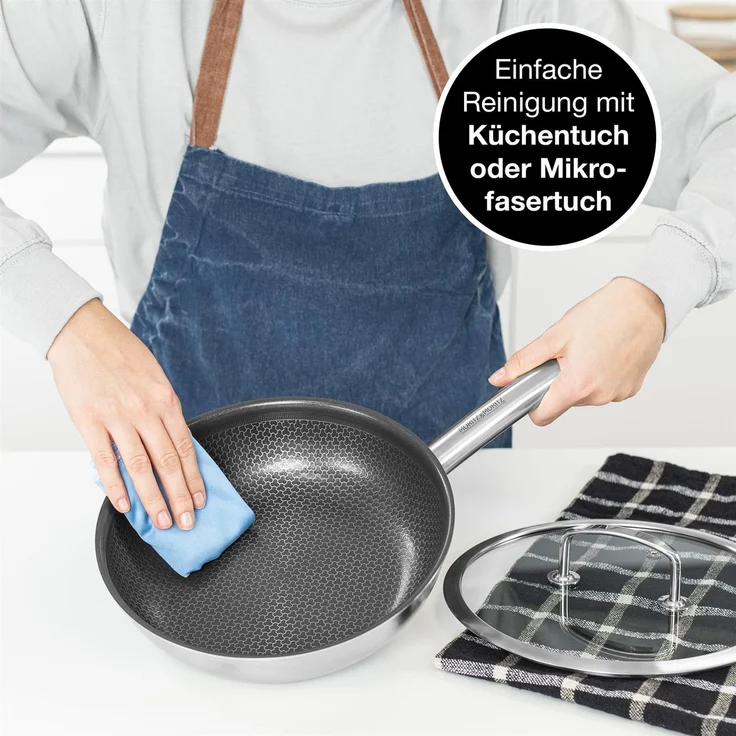 Moritz & Moritz Pfanne Rund mit Deckel 24cm – Bild 7