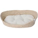 Dehner Tierbett Premium Kuschelbett Tiefer Schlaf, Naturmaterial, versch. Größen, exquisites, hochwertiges Hundebett / Katzenbett