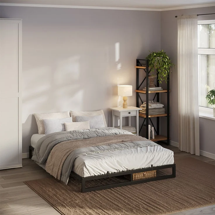Bettgestell Lenora Schwarz 140x200 Vitalispa – Bild 3