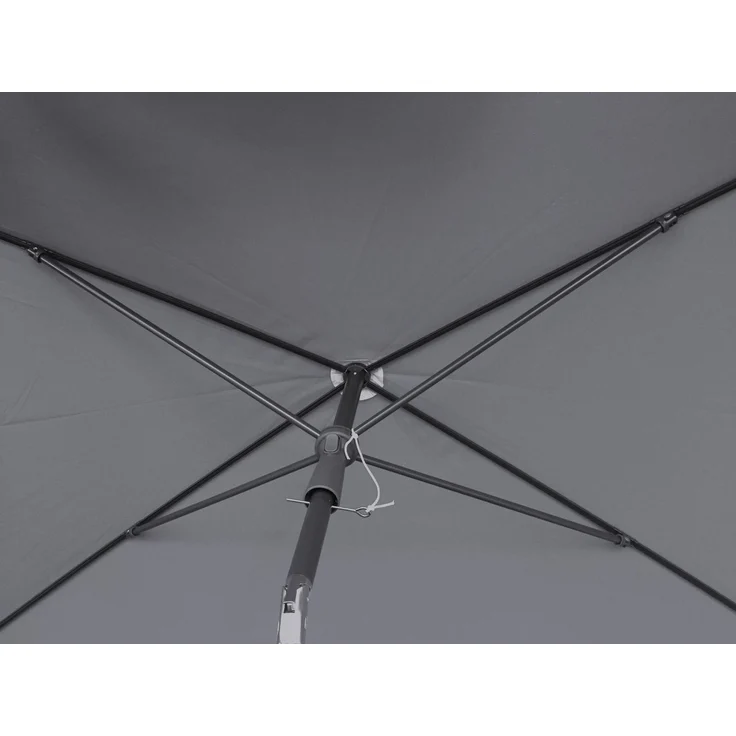 Quick Star Sonnenschirm Sonnenschirm 2x1,25m Rechteckig inklusiv Schutzhülle, LxB: 125x200 cm, Mit Schutzhülle, Abknickbar, Drehbar, Höhenverstellbar – Bild 3