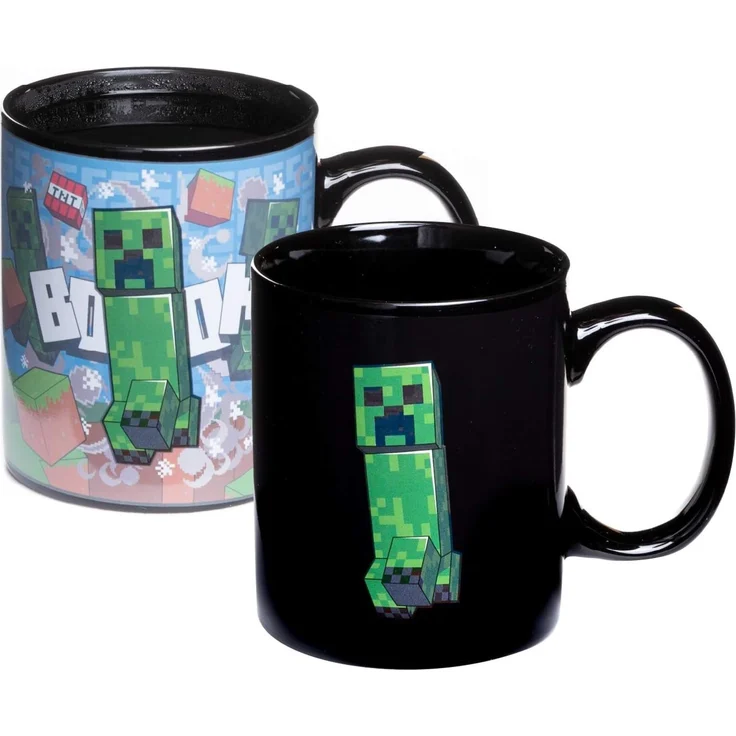 Paladone Minecraft Creeper Heat Change Mug Einzelbild 0 3 l Mehrfarbig Keramik Tasse Universal – Bild 1