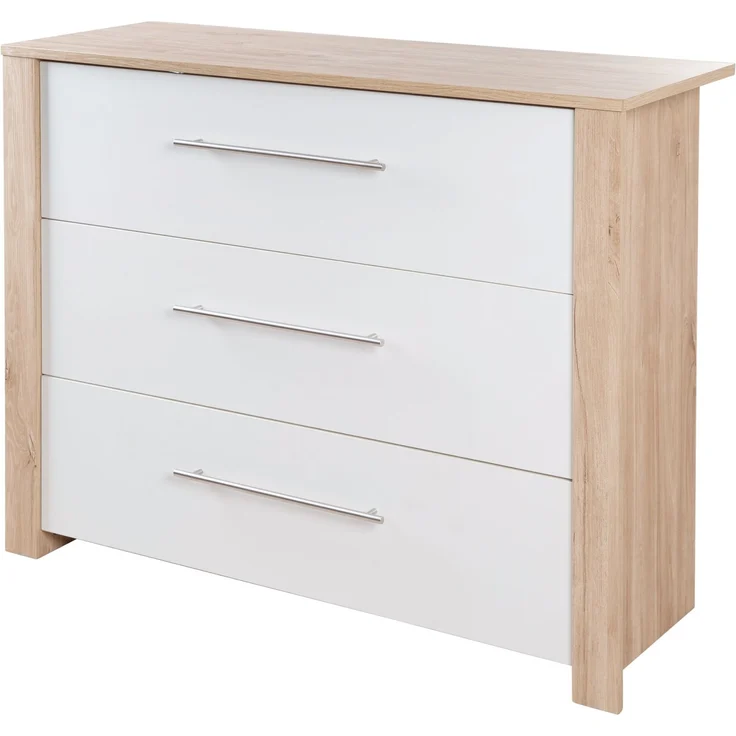 roba Kinderzimmerset 'Malo' - 2-teilig - inkl. Kinderbett 70 x 140 cm & Wickelkommode - Weiß / Natur – Bild 13