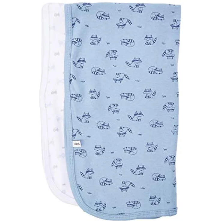 Pippi Babydecke 2er Pack light blue