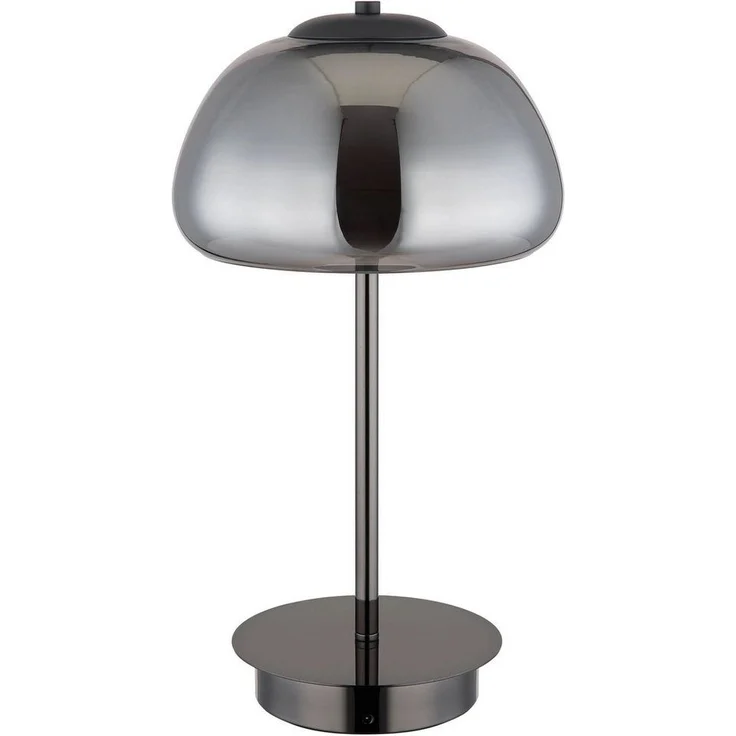 GLOBO LIGHTING LED Tischleuchte AVILA, Dimmfunktion, Memoryfunktion, Nachtlichtfunktion, mehrere Helligkeitsstufen, LED fest integriert, warmweiß - kaltweiß, Nachttischlampe, Flur, Wohnzimmer, Glas – Bild 1