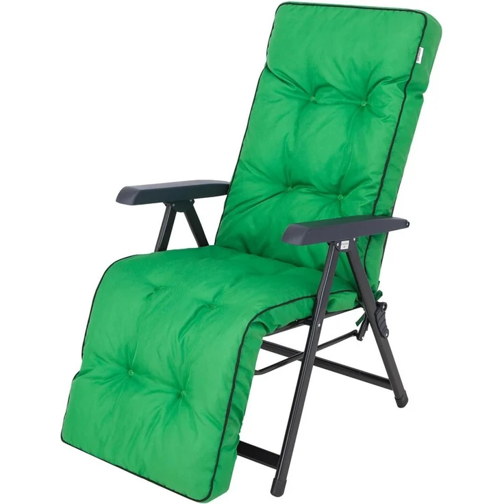 Hobbygarden Liegenauflage Stuhlauflage 160 x 50 x 8 cm, Extra dicke Polsterauflage für klappbare Gartenliege & Sonnenliege – Bild 1