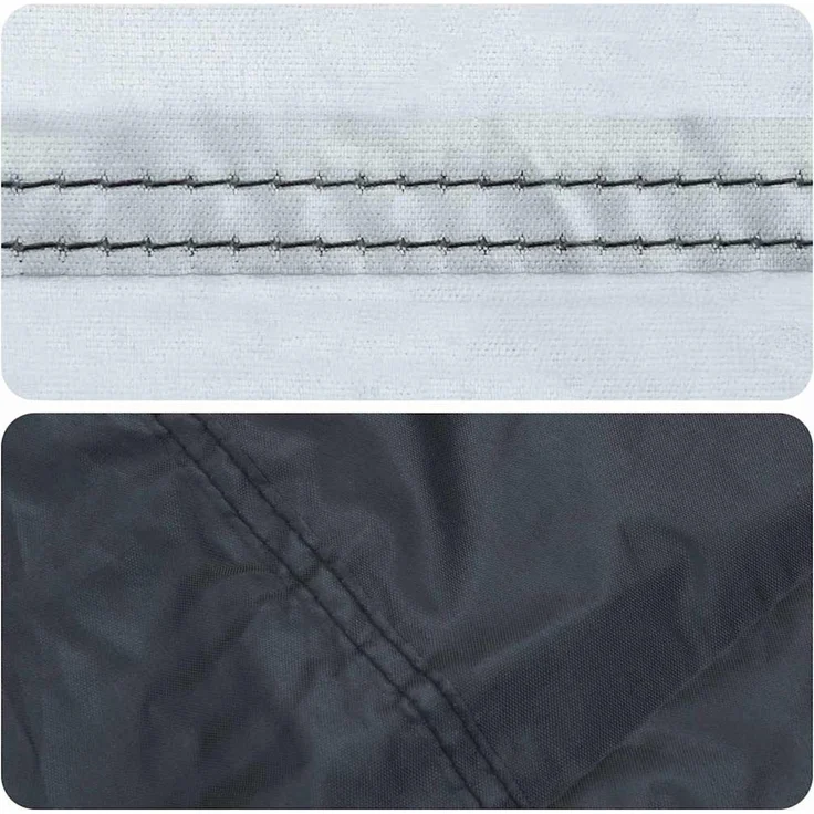 vidaXL Hollywoodschaukel-Abdeckung Schwarz 175 x 125 x 180 cm 4105915 – Bild 7