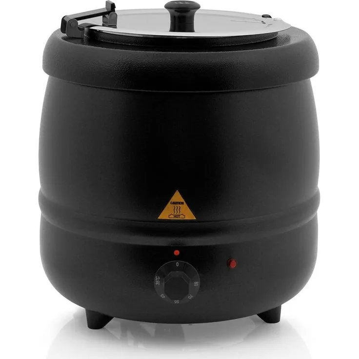 Mahlzeit Speisenwärmer Suppenkessel elektrisch 8 Liter, Suppentopf mit herausnehmbarem Einsat