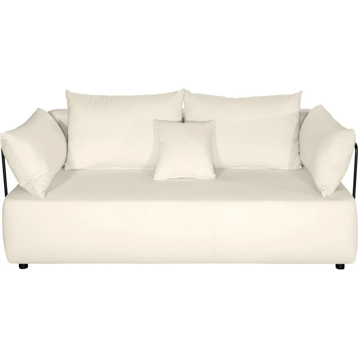 COLLECTION AB Schlafsofa Maria, B: 191 cm, Liegefl. 143x190 cm, Bettfunktion & Bettkasten, Federkern & Zierkissen, freistehend – Bild 2