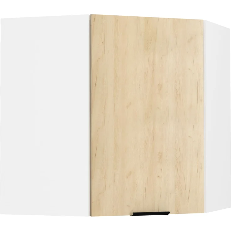 VCM Küchenmöbel Hängeschrank Fasola 919334 Weiß / Honig-Eiche H. 60 x B. 57 x T. 57 cm – Bild 1
