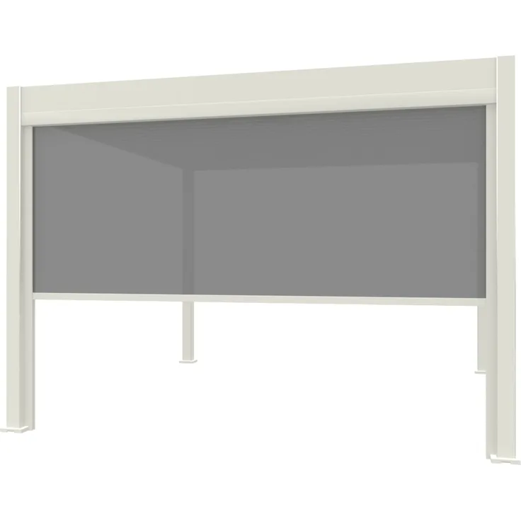 Weide Sonnenrollo für Weide Pergola | weiß