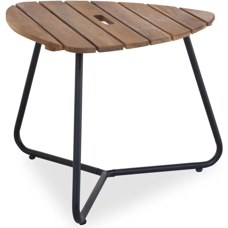 SANSIBAR Living Beistelltisch Beistelltisch SANSIBAR FALUN BHT 48x38.50x48 cm braun Kaffeetisch