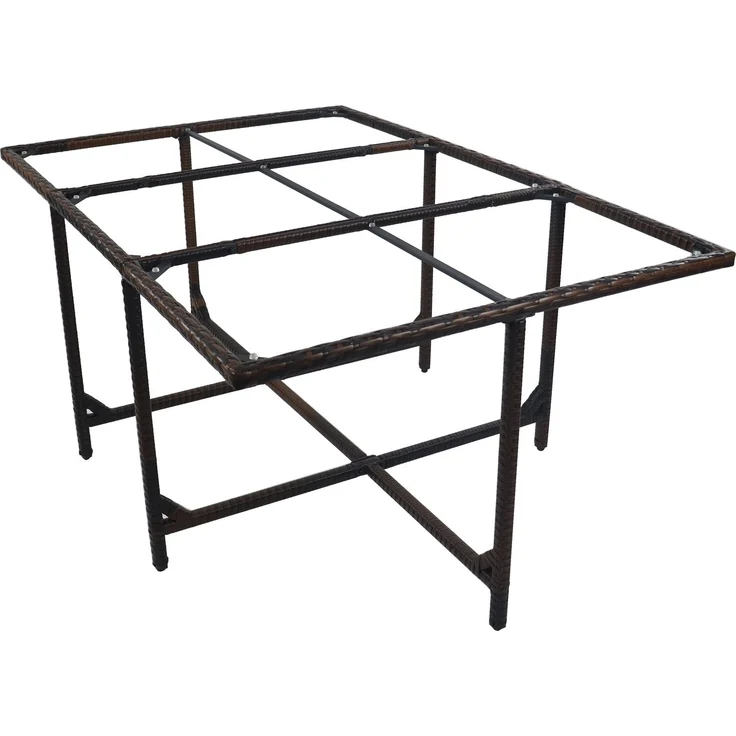 VCM Gartentisch Raloso 920522 Braun H. 74 x B. 170 x T. 110 cm – Bild 3