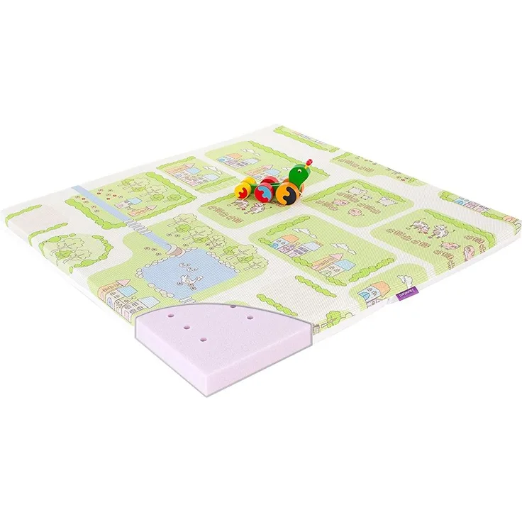 Träumeland T070472 Laufgittermatratze Play und Air passend für Laufgitter, 100x100 cm, mehrfarbig