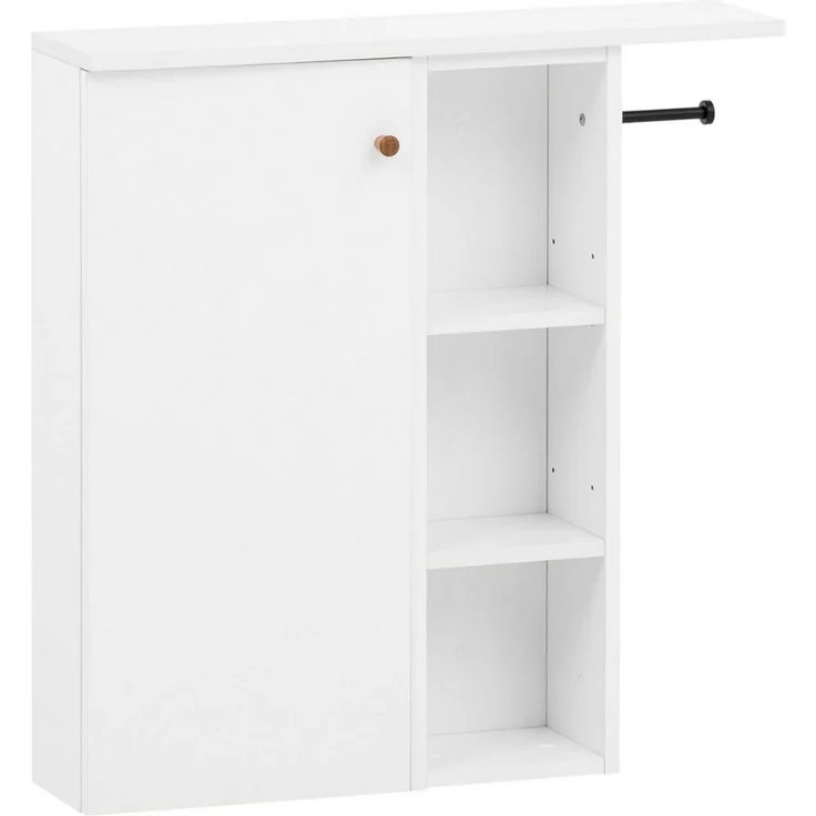 Schildmeyer Bjarne Nischenschrank 158505, weiß matt, 70,7 x 17 x 74,3 cm – Bild 5