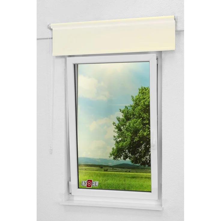 Lysel - Qualitätsrollo Tageslicht hellelfenbein, (B x H) 163x190 cm in beige/hellelfenbein – Bild 5