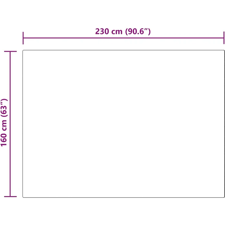 vidaXL Kunstschaffell Teppich Tafalla Beige 160 x 230 cm Polyester 42021484 – Bild 9