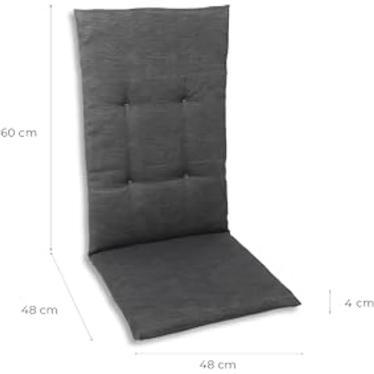 GO-DE Sitzauflage, (Spar-Set, 2 St), Maße ca.: 48 cm x 108 cm x 5 cm – Bild 3