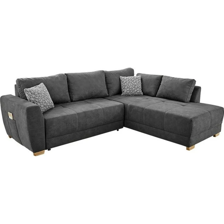 Jockenhöfer Gruppe Ecksofa Luzern L-Form, mit Bettfunktion und geräumigen Bettkasten – Bild 4